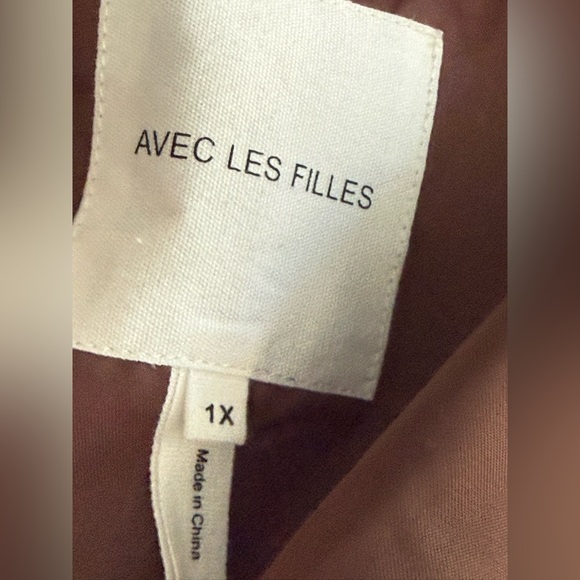 Avec Les Filles Brown Double-Breasted Blazer - Picture 10 of 11